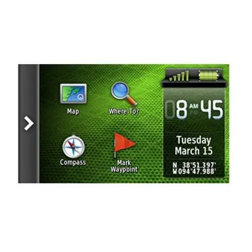 Дисплэй навигатора Garmin Montana 650