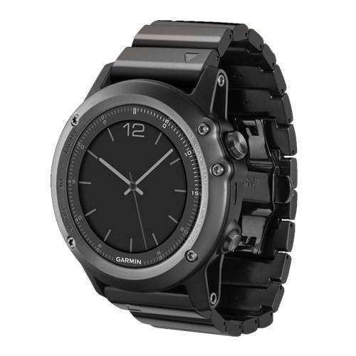 Мультиспортивные GPS часы Garmin Fenix 3 Sapphire с металлическим браслетом
