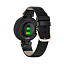часы smart Garmin Lily кремово-золотистый безель, черный корпус и итальянский кожаный ремешок