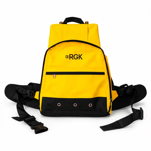 Рюкзак каркасный жёлтый RGK для GNSS (5/8" + 5/8")