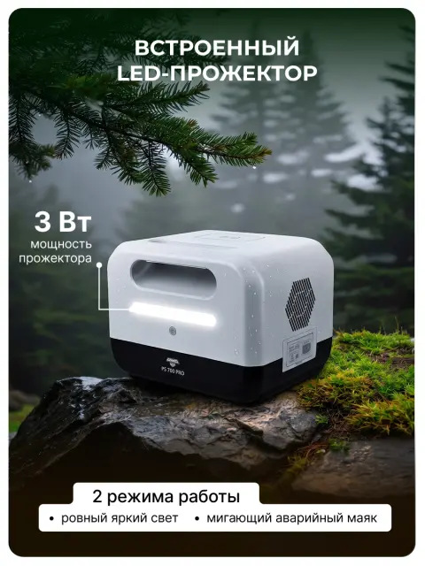 AMO PS 700 Pro белая - портативная электростанция