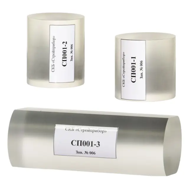 Комплект образцов толщины и скорости распространения ультразвуковых волн СП001