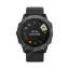 умные Часы Garmin Fenix 6X Sapphire Carbon Gray серые DLC с черным ремешком