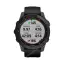 smart Часы Garmin Fenix 7 Sapphire Solar титановый серый DLC с черным ремешком