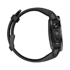 спортивные Часы Garmin Fenix 5S Sapphire черные с черным ремешком