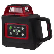 RGK SP-400G - ротационный нивелир (ротационный / зелёный луч / 400м с приемником / ±0,1 мм / АКБ)