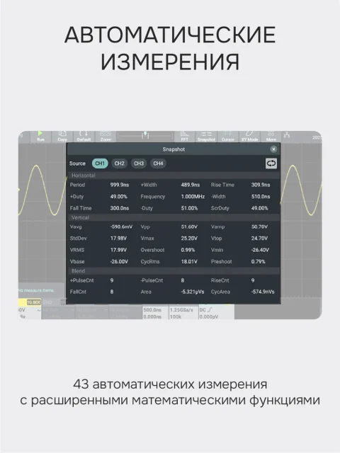 RGK DO1252 - цифровой осциллограф
