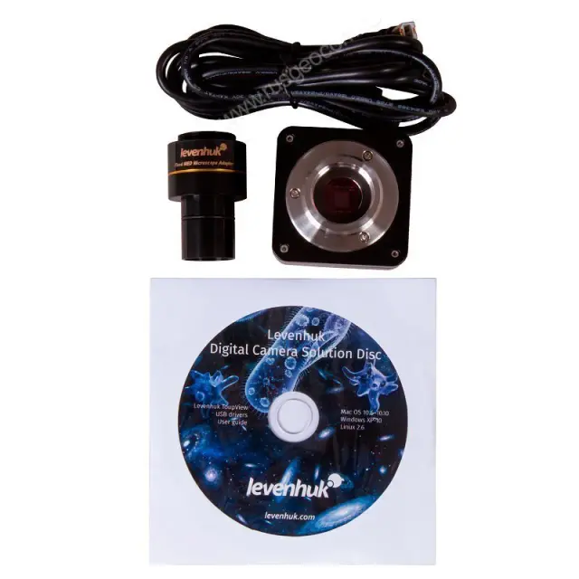 цифровой микроскоп Levenhuk MED D10T комплектация