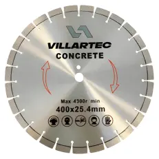 Круг отрезной для бетона Villartec 400 мм