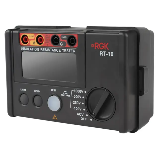 RGK RT-10 с поверкой - цифровой мегаомметр