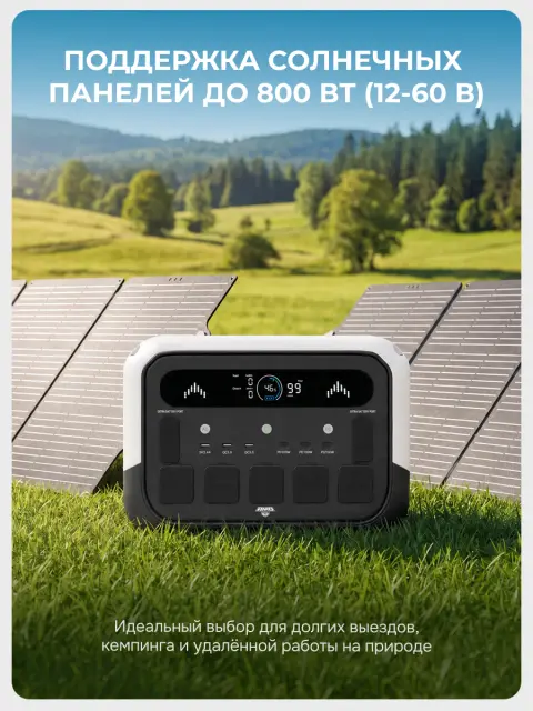 AMO PS 2400 Pro белая - портативная электростанция