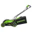 Greenworks GD40LM361 бесщеточная, 40V с АКБ 4 Ач + ЗУ 2А - аккумуляторная газонокосилка