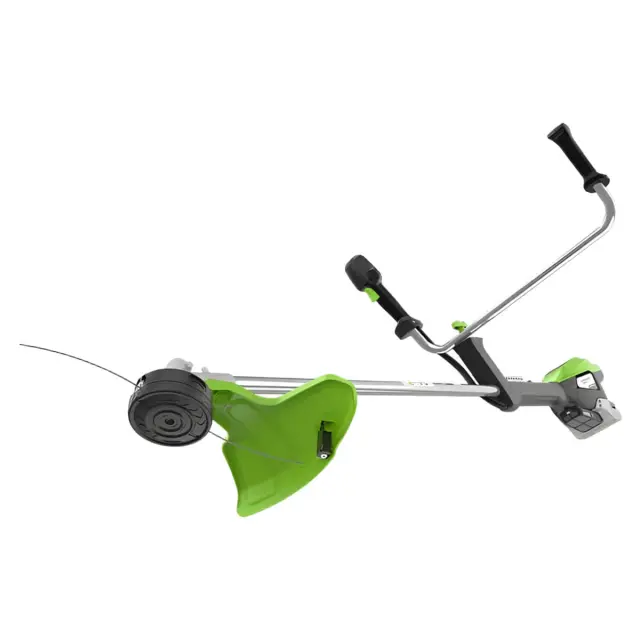 Greenworks TB201H бесщеточный, 82V c АКБ 2,5 Ач + ЗУ 4А - аккумуляторный триммер