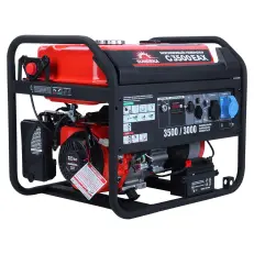 SUNREKA G3500EAX в тихом зимнем кожухе 1200 RAL 7024 - бензиновый генератор