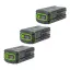 Greenworks GD82ST56, 82V с 3хАКБ 8 Ач + ЗУ