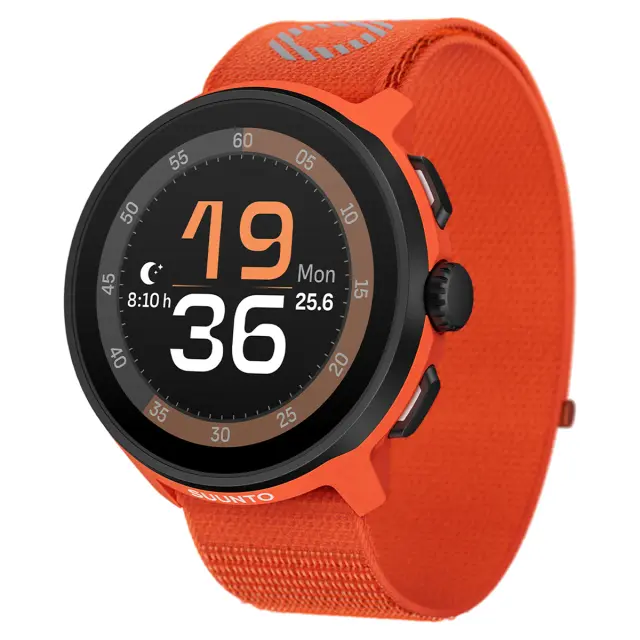 SUUNTO RUN Coral Orange - смарт часы с текстильным ремешком