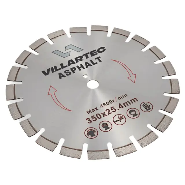 Круг отрезной для асфальта Villartec 350 мм