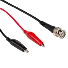 кабель   с разъемом BNC и зажимами типа "крокодил"