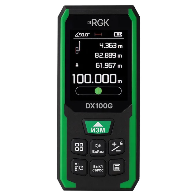 RGK DX100G - лазерный дальномер