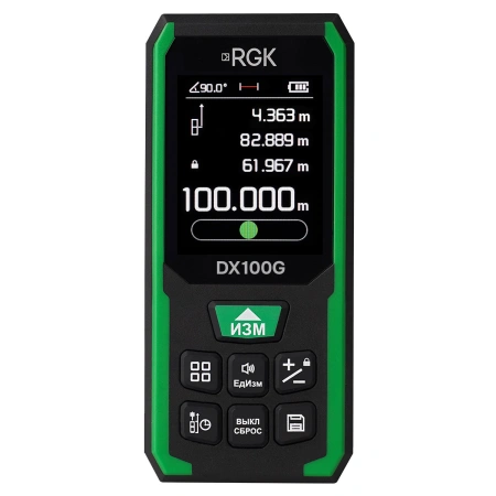 RGK DX100G - лазерный дальномер