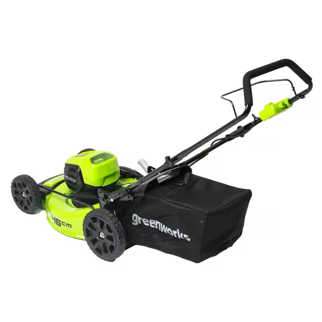 Greenworks GD40LM46HP бесщеточная, 40V - аккумуляторная газонокосилка