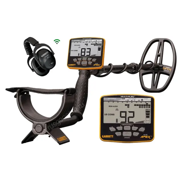 Металлоискатель Garrett ACE Apex 6x11+MS-3 + экран