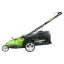 Greenworks G40LM49DBK5, 40V с АКБ 5 Ач + ЗУ 5А быстрое - аккумуляторная газонокосилка