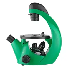 Эврика 40x-320x инвертированный (лайм) - школьный микроскоп