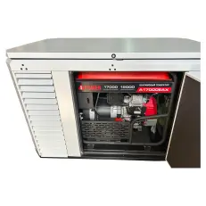 A-iPower A17000EAX в супертихом зимнем кожухе 1700SS RAL 7035