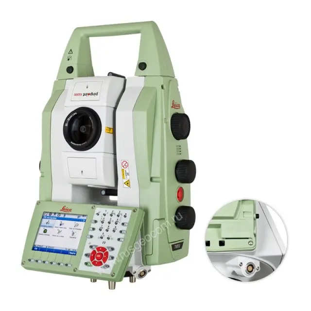 Роботизированный тахеометр Leica TM50 I 1" в работе