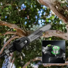 Greenworks PS102T 82V, 25 см, бесщеточный, без АКБ и ЗУ - аккумуляторный высоторез-сучкорез