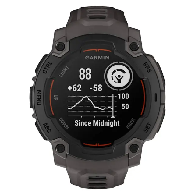 Garmin Instinct E Black 45mm c угольно-черным ремешком