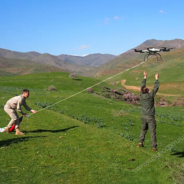 Применение мультикоптера Supercam X6M2