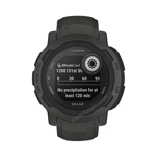 Часы гпс Garmin Instinct 2 Solar черный