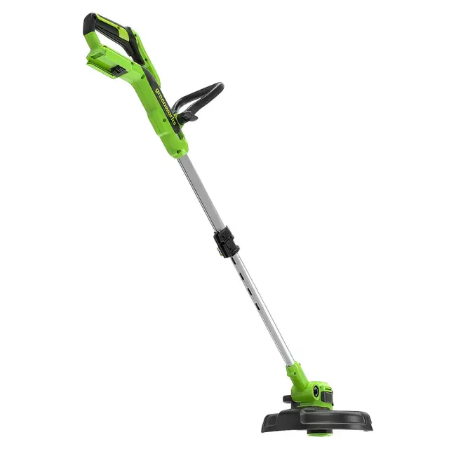 Greenworks G24LT30, 24V c АКБ 4 Ач USB + ЗУ 2А - аккумуляторный триммер