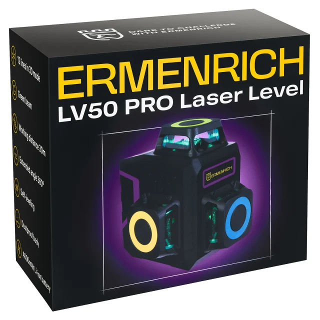 Ermenrich PRO LV50 фиолетовый - лазерный уровень