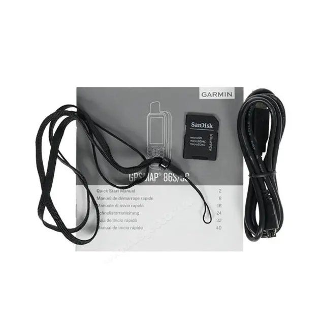 комплектация Garmin GPSMAP 86S