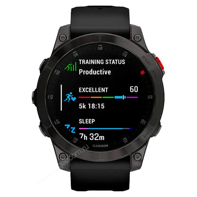 беговые часы Garmin Epix (Gen 2) Sapphire Titan Black DLC