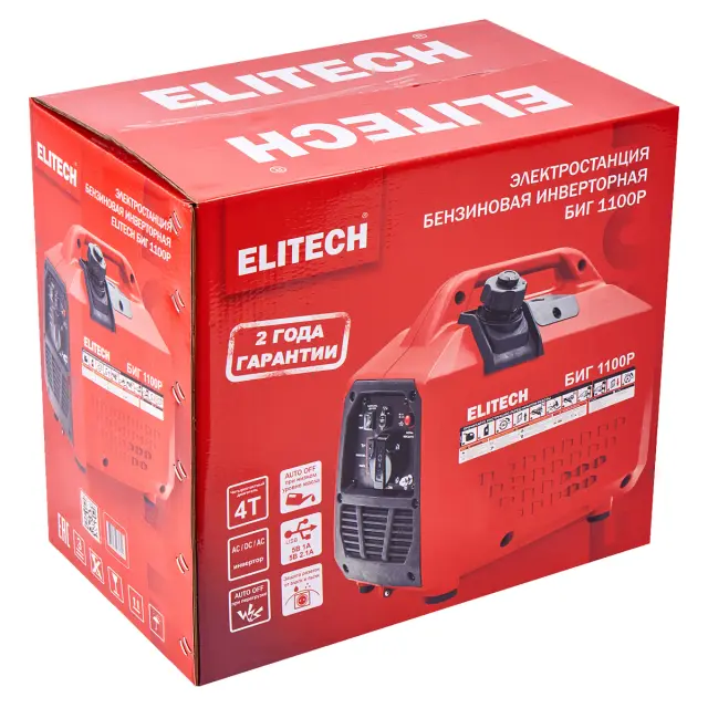 Elitech СТАНДАРТ БИГ 1100Р - инверторный бензиновый генератор