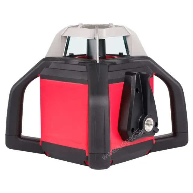 RGK SP-610 с калибровкой - ротационный нивелир (ротационный/красный луч/800м с приемником/±0,05 мм/АКБ)