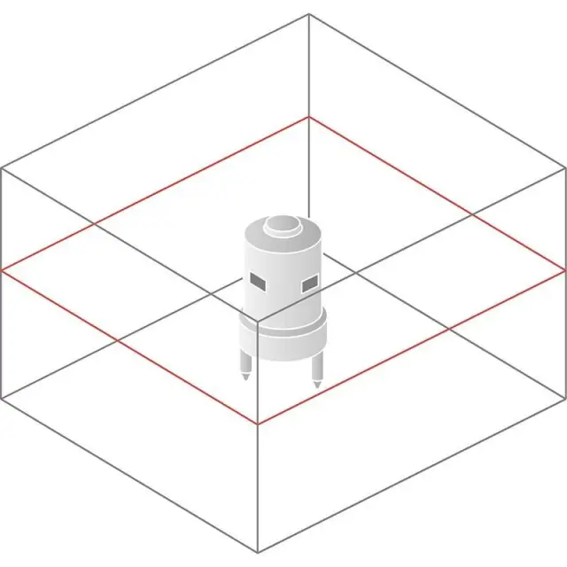 Схема лучей ротационного нивелира Spectra Precision GL422