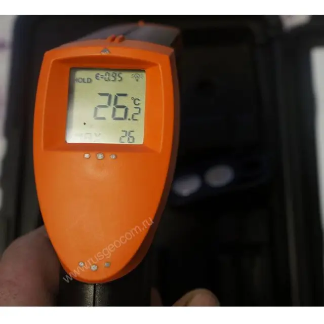 Пирометр Raytek ST25 в работе