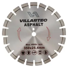 Круг отрезной для асфальта Villartec 350 мм