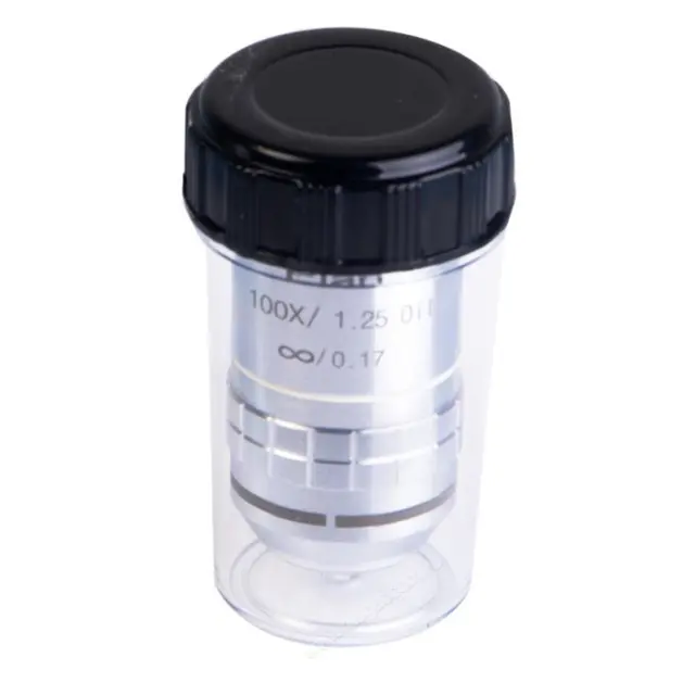 Объектив-планахромат 100х/1,25 в отдельной упаковке для Микромед ПОЛАР-3