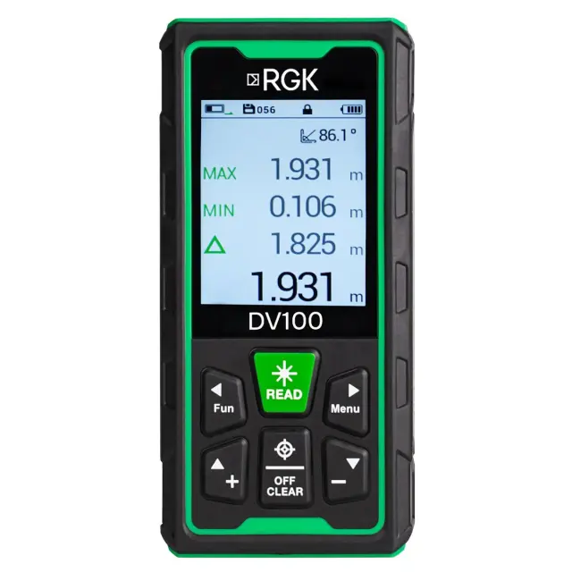 RGK DV100 с калибровкой - лазерный дальномер с видоискателем