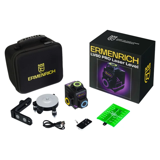Ermenrich PRO LV60 фиолетовый - лазерный уровень