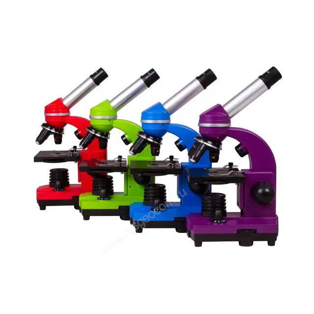 школьный Микроскоп Bresser Junior Biolux SEL 40–1600x, зеленый