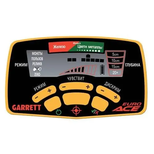 Дисплэй металлоискателя Garrett ACE EURO