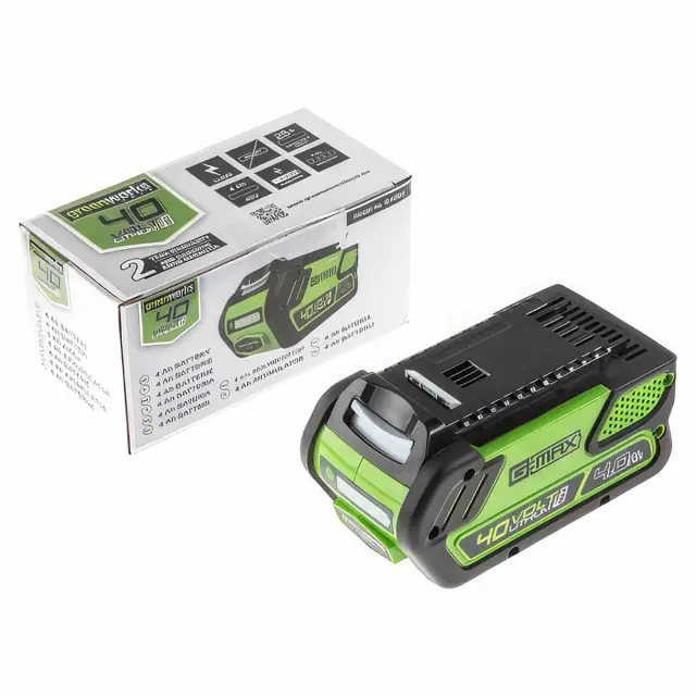 АКБ Greenworks 40V 4 Ач