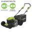 Greenworks GD40LM46SP бесщеточная, 40V с АКБ 8 Ач + ЗУ 4А двойное - аккумуляторная газонокосилка